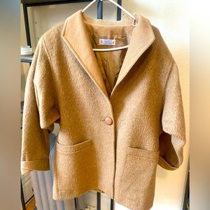 Gaston Jaunet womens tan coat